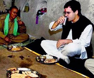 Rahul Gandhi Dalit Dinner